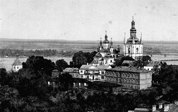 Image - Panorama of the Far Caves of the Kyivan Cave Monastery (early 20th-century photo).